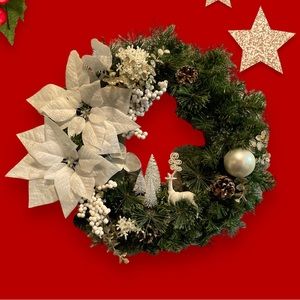 Holiday wreath for the theme “ Winter Wonderland”